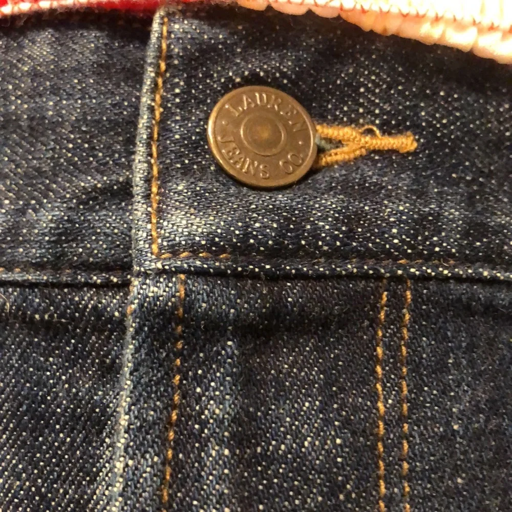 🔵RALPH LAUREN DARK WASH DENIM SKIRT - Picture 8 of 14
